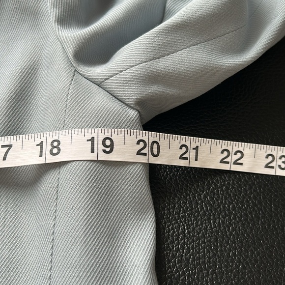 Madewell The Larsen Blazer in Drapeweave Blue Green Jacket Spring Sz M - Picture 16 of 16